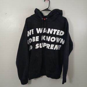 Supreme Black Hoodie